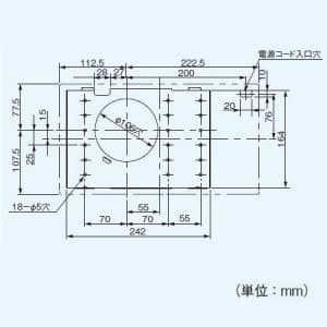 パナソニック Q-hiファン 同時給排タイプ 壁掛・薄形 6畳用 色:ベージュ  FY-6A2-C 画像4