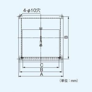 パナソニック 一般・台所・事務所・居室用換気扇 専用部材 屋外フード 20cm用 ステンレス製 防火ダンパー付  FY-HDXA20 画像2