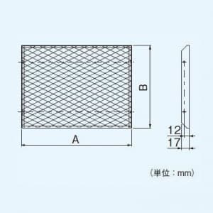 パナソニック 一般・台所・事務所・居室用換気扇 専用部材 着脱網 防鳥網 20cm用 アルミ製  FY-NSA20 画像2