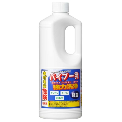 YAZAWA(ヤザワ) プロ向け業務用洗浄剤 排水パイプの詰まり・汚れを強力洗浄 パイプ一発  PP1L