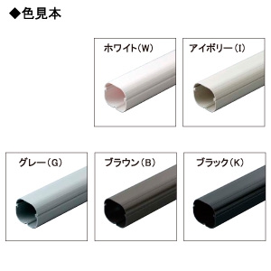 因幡電工 ひねり90°エルボ 左ひねりタイプ アイボリー 《スリムダクトLD》  LDNB-90-I 画像3