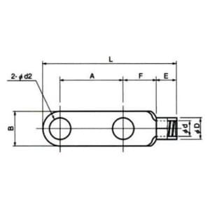 (N)ニチフ 銅線用 裸圧着端子 (RD形)丸形 1個入り  RD250-12 画像2