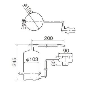 水生活製作所 磨水Ⅳ カウンター据置きタイプ  J207P 画像2