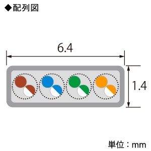 ELECOM LANケーブル フラットタイプ CAT6A対応 ヨリ線 ツメ折れ防止タイプ 長さ2m ブラック  LD-GFAT/BK20 画像2