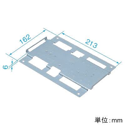 パナソニック ハーネスジョイントボックス・露出モジュラジャック用取付台 高さ6mm  WJ9921 画像2