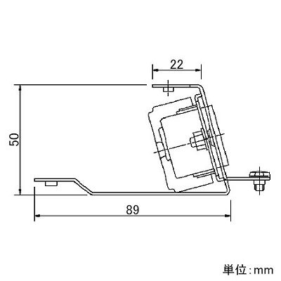 パナソニック インナーコンセント器具ブロック 接地2P抜け止めダブルコンセント 15A 125V  NE30002K 画像2