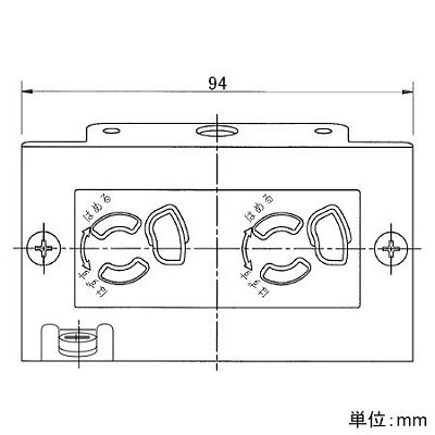 パナソニック インナーコンセント器具ブロック 接地2P抜け止めダブルコンセント 15A 125V  NE30002K 画像3