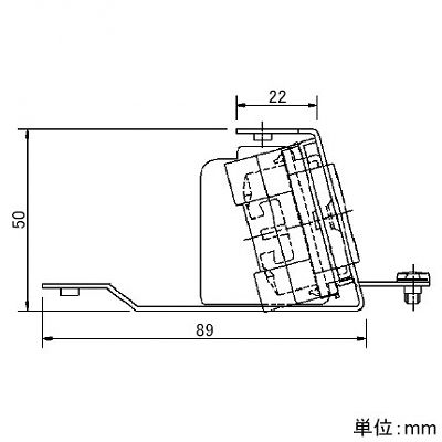 パナソニック インナーコンセント器具ブロック 接地2Pコンセント 15A 125V テレホンモジュラジャック 6極4心  NE30010K 画像2