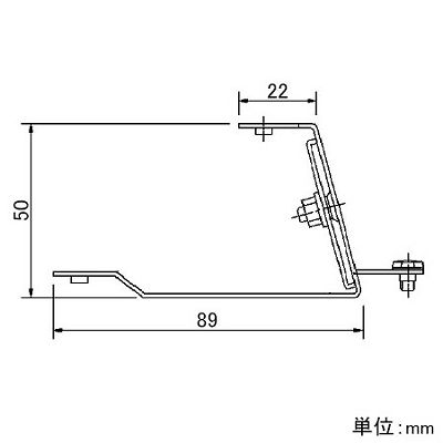 パナソニック インナーコンセント器具ブロック 取付枠 3コ用  NE30009K 画像2