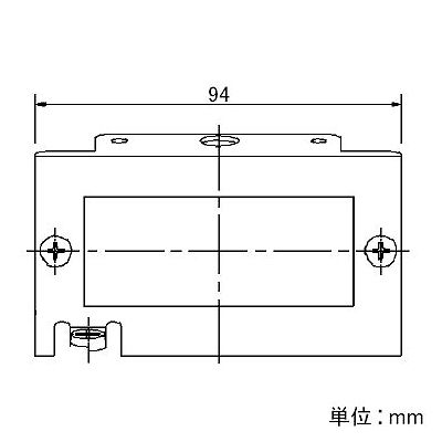 パナソニック インナーコンセント器具ブロック 取付枠 3コ用  NE30009K 画像3