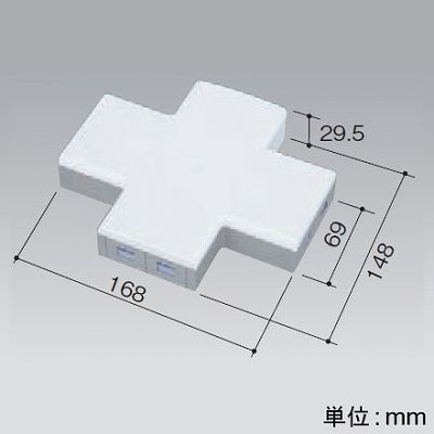 パナソニック スター型情報モジュラジャック CAT6 6コ口  NR3177 画像2