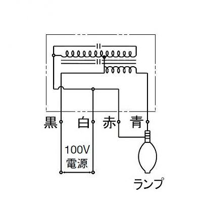 イワサキ アイ 水銀ランプ(HIDランプ)用安定器 700W用 一般形高力率 60Hz  H7TC1B61 画像2