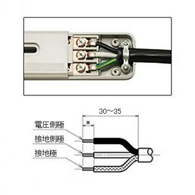 明工社 FM15Aコンセントバー 19インチラック用 6個口 15A 125V  MR7611 画像4