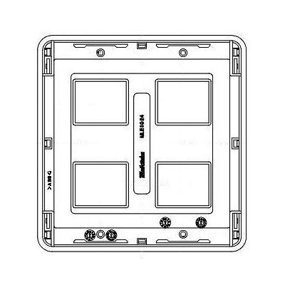 明工社 MLエレガントプレート 4個用  MLE1024 画像2