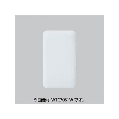 パナソニック 腰高プレート カバープレート 取付枠付 ラウンド 利休色 WTC7061G