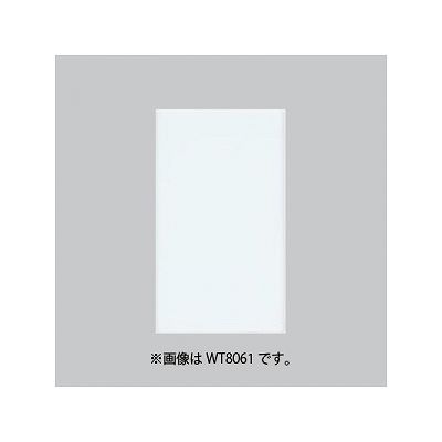 パナソニック 腰高プレート カバープレート 取付枠付 スクエア 利休色 WT8061G