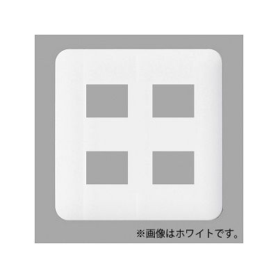 パナソニック 【生産終了】コンセントプレート 2連用 4コ(2コ+2コ)用 ラウンド 利休色 WTF7004G