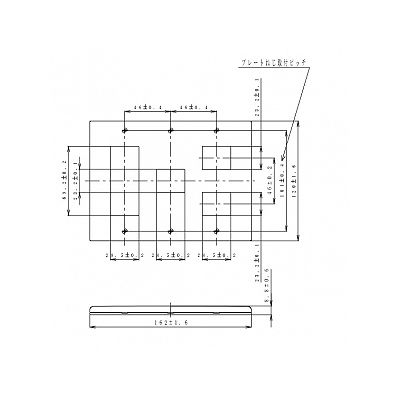 パナソニック コンセントプレート 3連用 6コ(3コ+1コ+2コ)用 スクエア ベージュ  WTF8076F 画像2