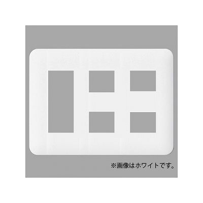 パナソニック 【生産終了】コンセントプレート 3連用 7コ(3コ+2コ+2コ)用 ラウンド 利休色 WTF7087G