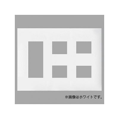 パナソニック 【生産終了】コンセントプレート 3連用 7コ(3コ+2コ+2コ)用 スクエア 利休色 WTF8087G