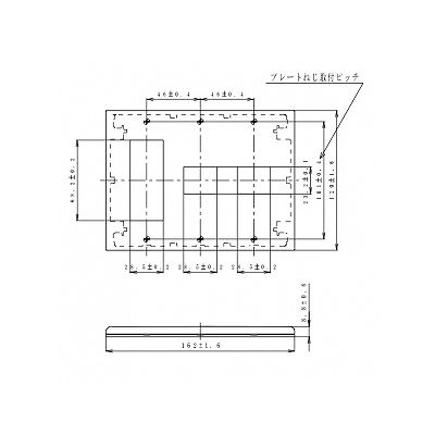 パナソニック 簡易耐火用コンセントプレート 5コ(3コ+1コ+1コ)用 スクエア ホワイト  WTF8775W 画像2