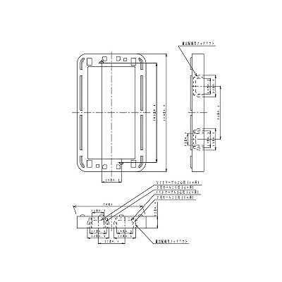 パナソニック プレート用継枠 ラウンドプレート用 1連用 厚さ 12mm ホワイト  WTC7171W 画像2