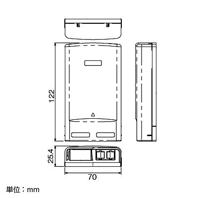 パナソニック 光成端箱コンパクト SC2心タイプ  WTH3622 画像2