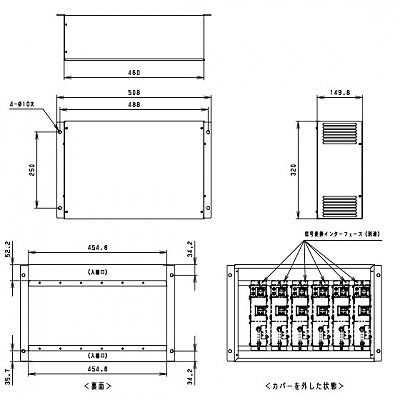 パナソニック ライトマネージャーFx専用壁直付型 調光ボックス 6回路用  NQL69101 画像2