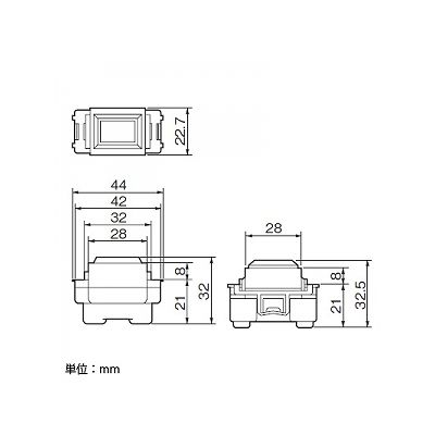 パナソニック フルカラー 埋込電圧検知型パイロットランプ 0.15W 100V 白  WN3031WK 画像2