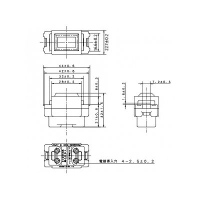 パナソニック フルカラー 埋込電圧検知型パイロットランプ 0.15W 100V 白  WN3031WK 画像3