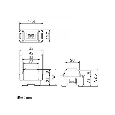 パナソニック フルカラー 埋込電圧検知型パイロットランプ 0.1W AC24V 白  WN3034W 画像2