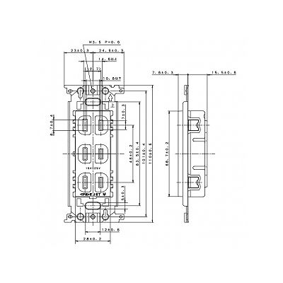 パナソニック フルカラー 埋込トリプルコンセント 取付枠付 15A 125V グレー  WN1503H 画像3