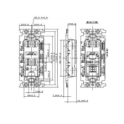 パナソニック フルカラー 埋込絶縁ダブルコンセント アースターミナル付 取付枠付 15A 125V  WN15324K 画像3