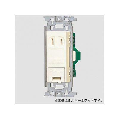 パナソニック フルカラー 埋込コンセント アースターミナル付 取付枠付 15A 125V グレー WN1031H