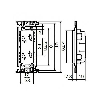 パナソニック フルカラー 埋込抜け止めダブルコンセント 取付枠付 15A 125V  WN1062 画像2