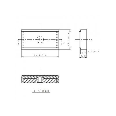 パナソニック 器具固定用マグネット 両面テープ付  WV2561 画像3