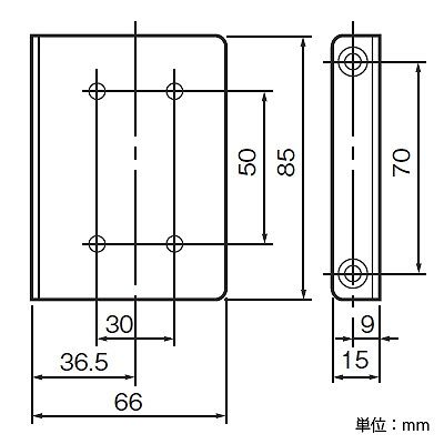 パナソニック コーナープレート 露出増設ボックス用  WV2302 画像2