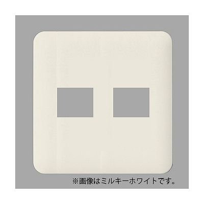 パナソニック 【生産終了】フルカラー モダンプレート 2コ(1コ+1コ)用 利休色 WN6072G