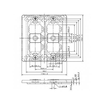 パナソニック フルカラー 新金属電話線プレート2型 2連用 取付枠付  WN6582K 画像3