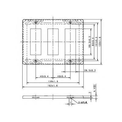 パナソニック フルカラー 新金属標準プレート2型 9コ用  WN6509K 画像3
