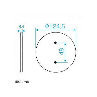 パナソニック フルカラー ステンレス防雨カバープレート 丸型大 プレート径124.5mm  WN8640K 画像3