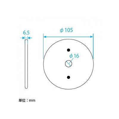 パナソニック フルカラー 新金属大穴電話線プレート 丸型 プレート径105mm 取付枠付  WN7560 画像2