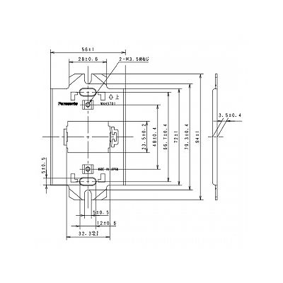 パナソニック フルカラー ホテル用新金属丸形プレート専用取付枠 1コ用  WNH3701 画像3