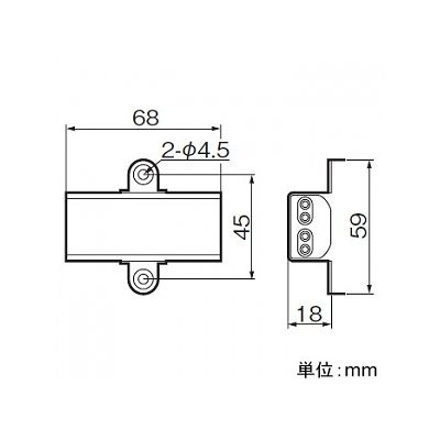 パナソニック ジョイントボックス 3分岐 20A 300V  WJ3301 画像3