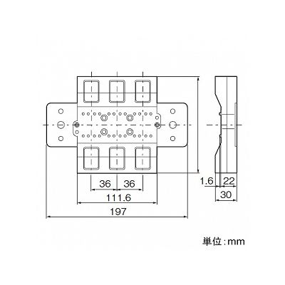 パナソニック 三相用ジョイントボックス 4心 5分岐 20A 300V  WJ8405 画像2