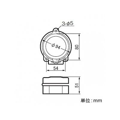 パナソニック 防水ジョイントボックス 大  WJ4100 画像2