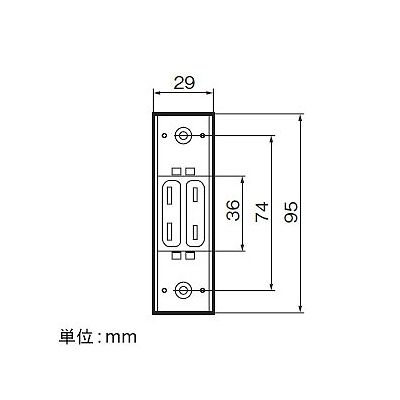 パナソニック ケースウェイはめ込み ダブルコンセント 15A 125V  WK7102 画像2