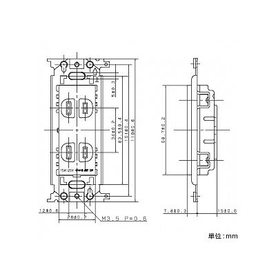 パナソニック フルカラー 埋込ダブルコンセント 取付枠付 15A 125V ホワイト  WN1302SW 画像3