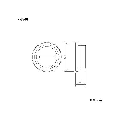 パナソニック フロアプレート用ベースねじ 呼びG22 シルバー  DUK22S 画像2