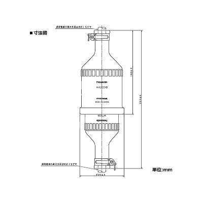 パナソニック 防水2Pゴムコードコネクタ セット 30A 250V ブラック  WA3230 画像2